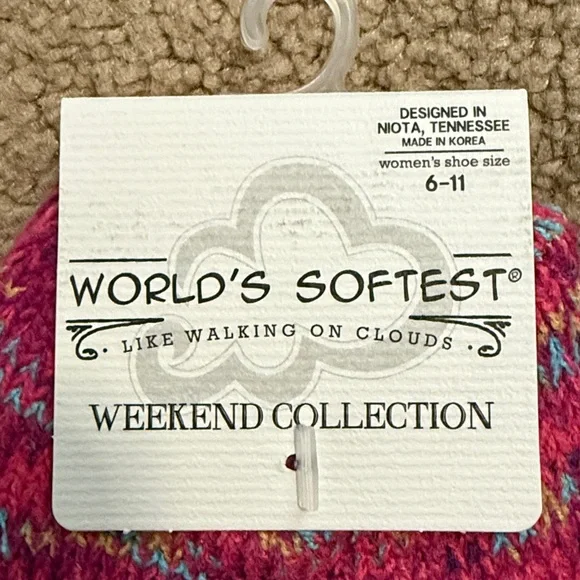 World's Softest Weekend Collection Socks - Ragg Crew-Low Sock 2 pair - Picture 2 of 5